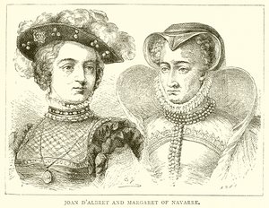 Joan DAlbret og Margaret av Navarre av English School