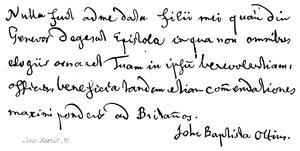 Johannes Baptist Ott av English School
