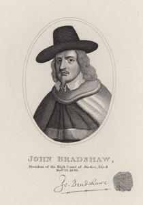 John Bradshaw (gravering) av English School
