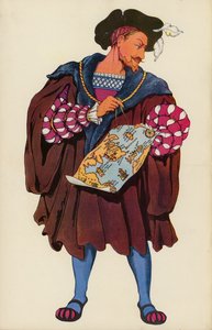 John Cabot (farge litho) av English School