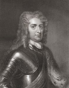 John Churchill (1650-1722) 1. hertug av Marlborough fra Gallery of Portraits, utgitt i 1833