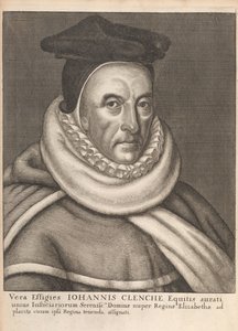 John Clenche, fra Historical Memorials of the English Laws av William Dugdale, London 1666