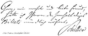 John Frederic Christopher Schiller av English School