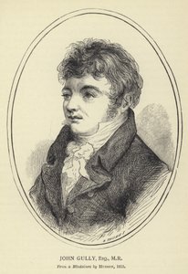 John Gully, Esquire, MR, Fra en miniatyr av Hudson, 1815 av English School