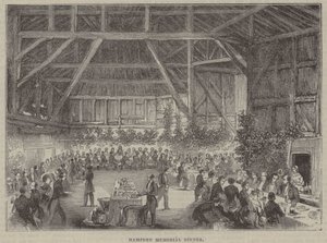 John Hampden Memorial Dinner, holdt i forbindelse med oppføringen av et monument over ham av English School