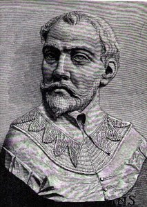 John Hawkins (1532-95) illustrasjon fra bind III av Narrative and Critical History of America, 1886 av English School