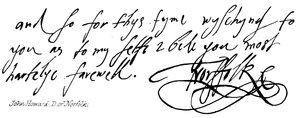 John Howard, D av Norfolk av English School