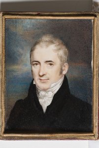John Jacob Holtzapffel, ca. 1805 (wc på elfenben) av English School