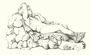 John Keats: Illustrasjon til Endymion (gravering) av English School