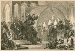 John Knox forkynner på St. Andrews av English School