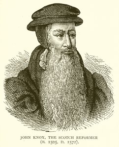 John Knox, den skotske reformatoren (F. 1505, D. 1572) av English School