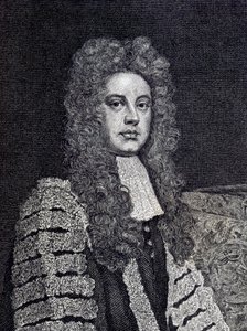 John, Lord Somers av English School