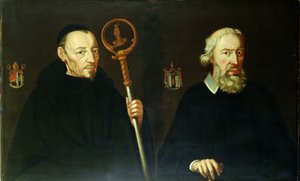 John Placid (1599-1681) und sein Bruder Sir Thomas Gascoigne, 2. Baronet (ca. 1593-1686) von English School