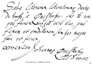 John Quistorp, (luthersk guddommelig) av English School