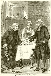John Wesley og Dr. Johnson av English School