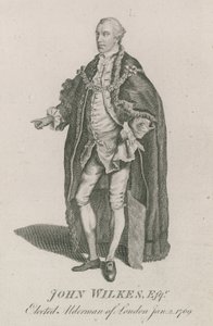 John Wilkes, valgt til rådmann i London, 2. januar 1769 av English School