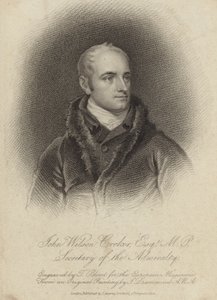 John Wilson Croker , irsk statsmann og forfatter av English School