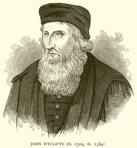 John Wycliffe (f. 1324, d. 1384) av English School