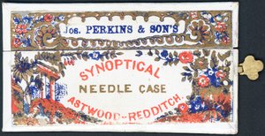 Joseph Perkins & Sons synoptisk nåleetui av English School