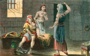 Joseph tolker drømmene til Chief Butler og Baker i fengselet av English School
