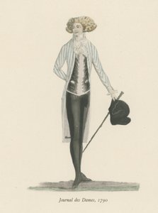 Dameblad, 1790 av English School
