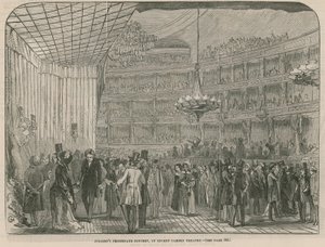 Juliens Promenadekonsert på Covent Garden Theatre av English School