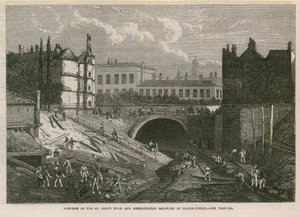 Krysset mellom St Johns Wood og Metropolitan Railways av English School