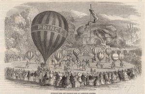 Ungdomsfest og ballongløp i Cremorne Gardens av English School