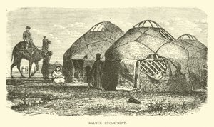 Kalmückisches Lager von English School