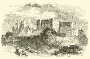Kenilworth Castle (gravering) av English School