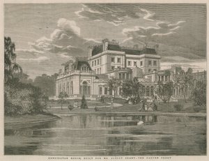 Kensington House, bygget for Mr Albert Grant, hagefronten av English School