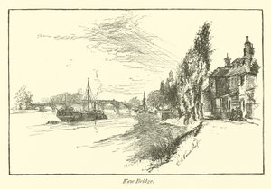 Kew Bridge av English School