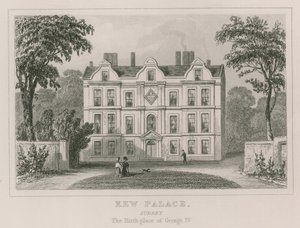 Kew Palace, Surrey - fødestedet til George IV av English School
