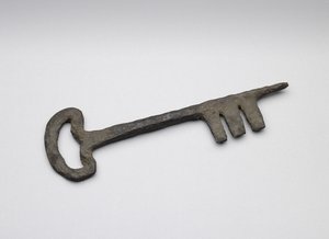 Nøkkelen til Bocardo-fengselet, ca. 1550 (metall) av English School