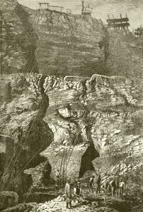 Kimberley diamantgruve, Sør-Afrika av English School