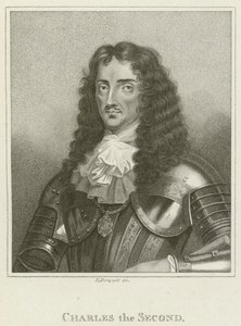 Kong Charles II (gravering) av English School