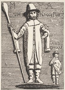 King Charles Porter and Dwarf, fra det gamle basrelieffet av English School