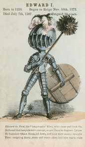Kong Edward I (akvatint) av English School