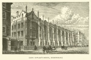 King Edward#39;s School, Birmingham (gravering) av English School