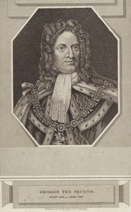 Kong George II av Storbritannia og Irland av English School