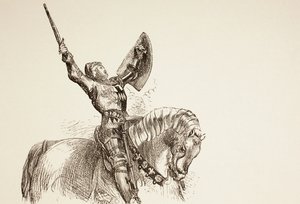 Kong Henry IV, del én, 1890 av English School
