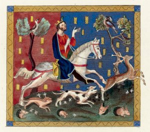King John (farget gravering) av English School