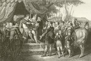 Kong John ratifiserer Magna Charta av English School
