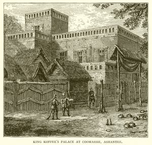 King Koffees Palace i Coomassie, Ashantee av English School