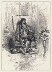 Kong Louis XVI av Frankrike, ensom og knust hjerte (gravering) av English School