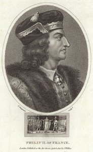 Kong Filip II av Frankrike av English School