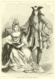 Kong William III og Queen Mary II av English School