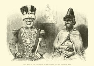 Kong William, eller Roi Denis fra Gaboen, og hans hovedkone av English School