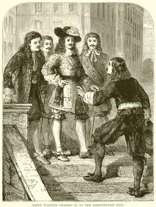 Kirby advarer Charles II om attentatplanen av English School