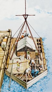 Kon-Tiki er konstruert av balsatre